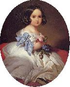 Franz Xaver Winterhalter Princess Charlotte of Belgium oil painting on canvas